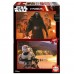 Star wars vii : le reveil de la force - puzzle 2x100 - edu16521  Educa    020404
